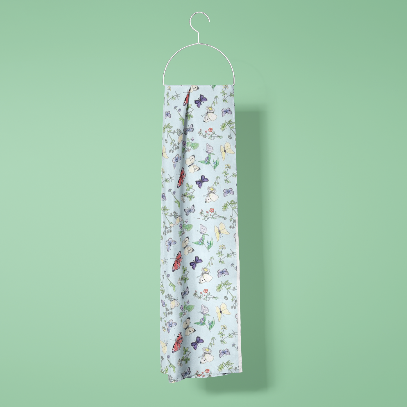 Recycled Bottle Scarf - Butterflies