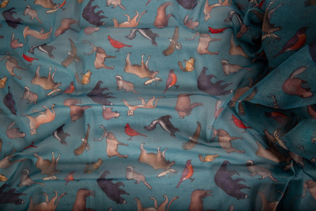 Recycled Bottle Scarf - American Wildlife
