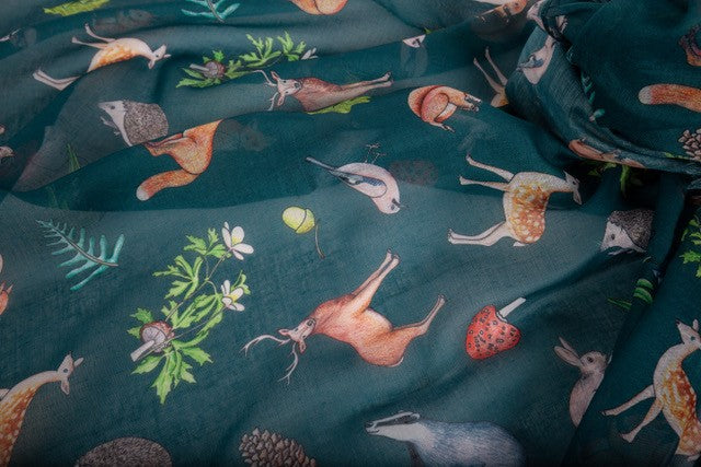 Recycled Bottle Scarf - Woodland