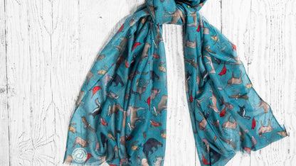 Recycled Bottle Scarf - American Wildlife