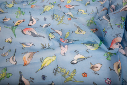 Recycled Bottle Scarf - Birds