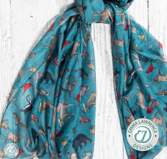 Recycled Bottle Scarf - American Wildlife
