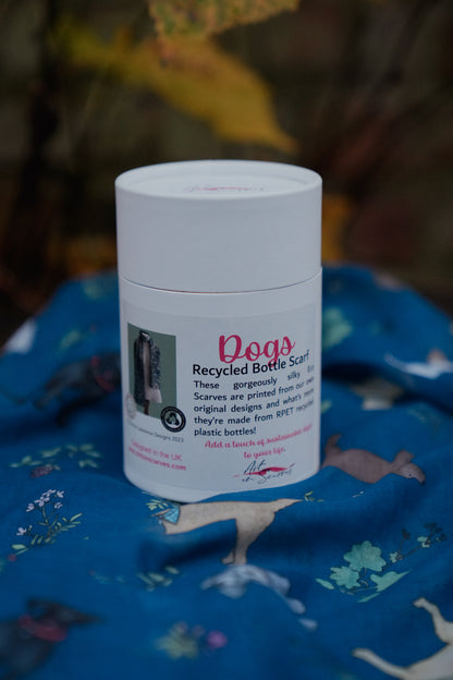 Recycled Bottle Scarf - Dogs