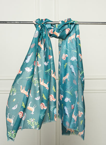 Recycled Bottle Scarf - Woodland