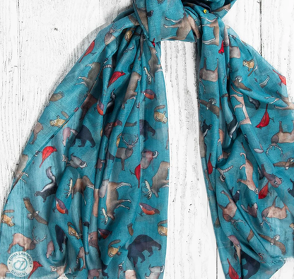 Recycled Bottle Scarf - American Wildlife