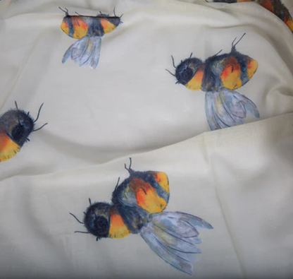 Recycled Bottle Scarf - Bees