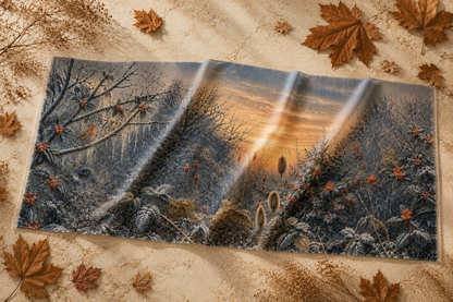 Recycled Bottle Scarf - The Gathering Seasons - Winter Hedgerow