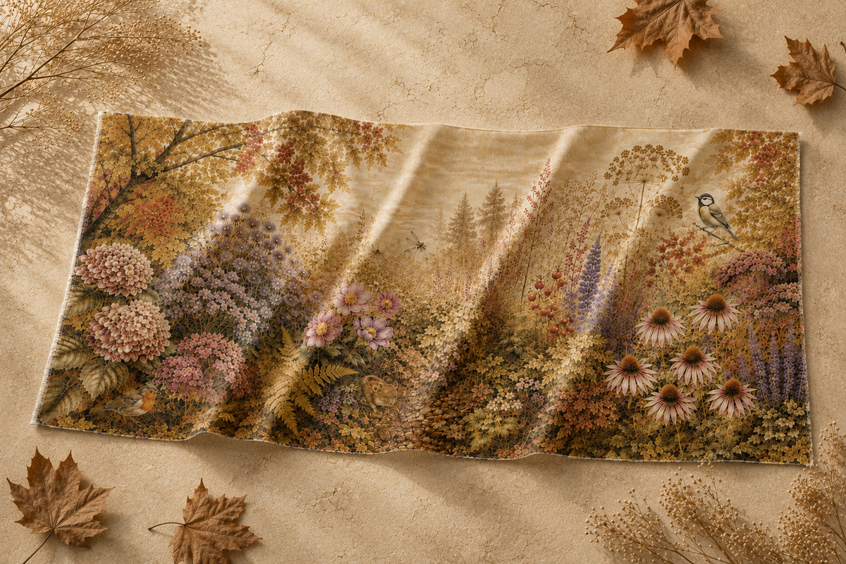 Recycled Bottle Scarf - The Gathering Seasons - September Glow
