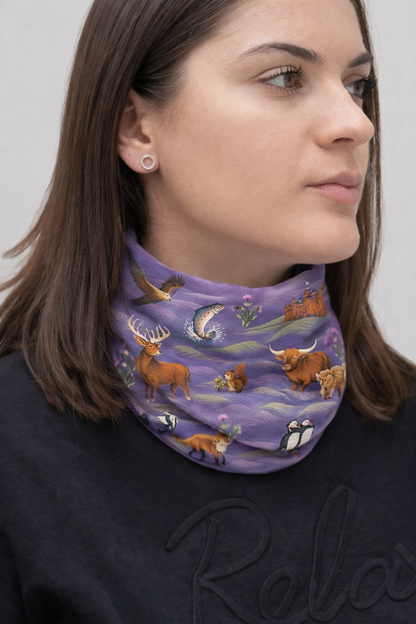 Printed Neck Buff - Scottish Wildlife