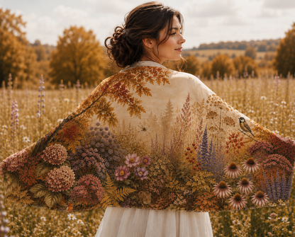 Recycled Bottle Scarf - The Gathering Seasons - September Glow