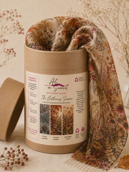 Recycled Bottle Scarf - The Gathering Seasons - September Glow