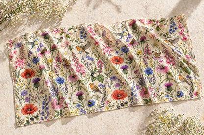 Recycled Bottle Scarf - British Country Garden - Springtime