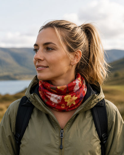 Printed Neck Buff - Welsh Wildlife